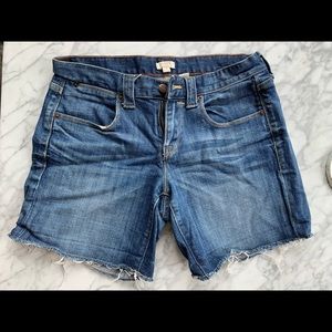 J.crew women’s cutoff jean shorts - size 2